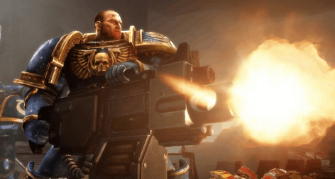 Space Marine w/ Heavy Bolter